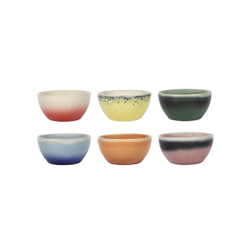 Plat 'Fire' Ø10x5cm boîte de 6 pièces