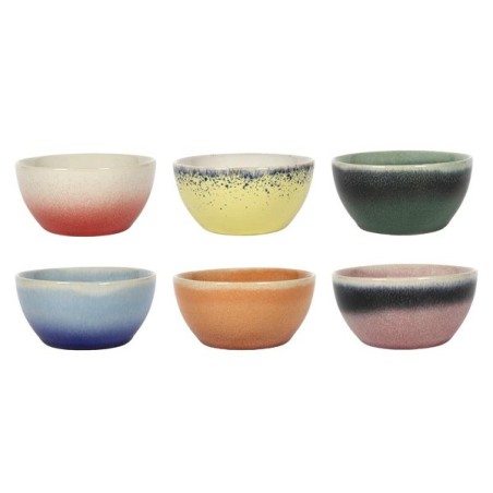 Plat 'Fire' Ø10x5cm boîte de 6 pièces