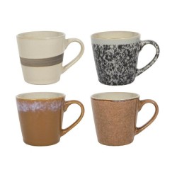 Tasse à café avec oreille 'Terre' 200ml boîte de 6 pièces