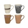 Tasse à café avec oreille 'terre' 310ml boîte de 6 pièces