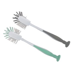Brosse à vaisselle avec ventouse