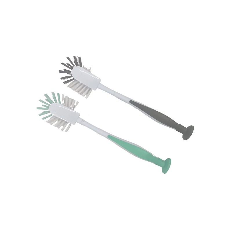 Brosse à vaisselle avec ventouse