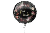 Folieballon "Veel liefs" Ø45cm