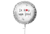 Ballon aluminium "Je t'aime" Ø45cm