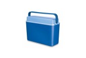 Auto Koelbox blauw 12ltr blikjes/flessen smal model 41x15.5x29.5cm(dieptexbreedtexHoogte) 7uur