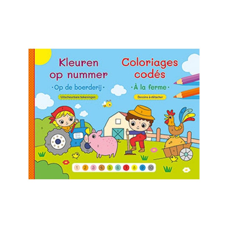 Deltas Coloriage par numéro - A la ferme