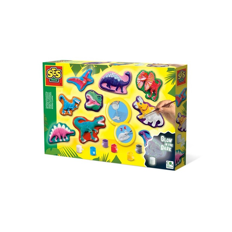 Ses Moulage et peinture - Dino fantasy - Moulage plâtre