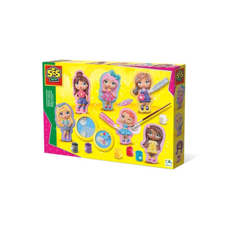 Ses Gieten en schilderen - Fashion girls- Gips gieten