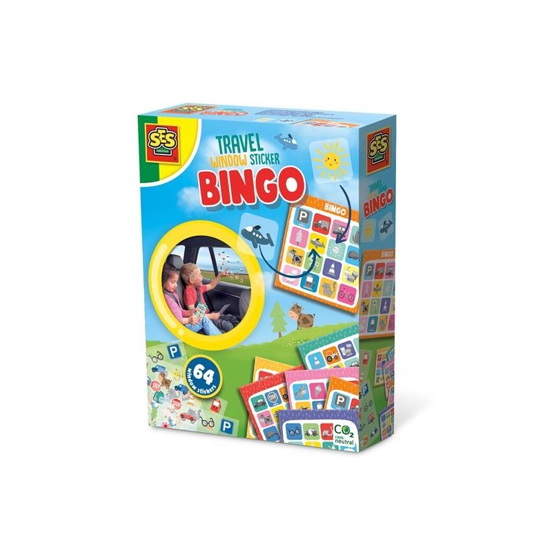 Autocollant de fenêtre de jeu Ses Travel bingo