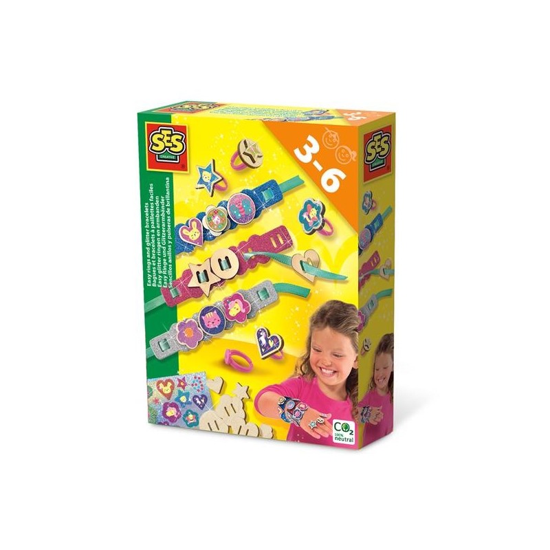 Ses Easy glitter ringen en armbanden