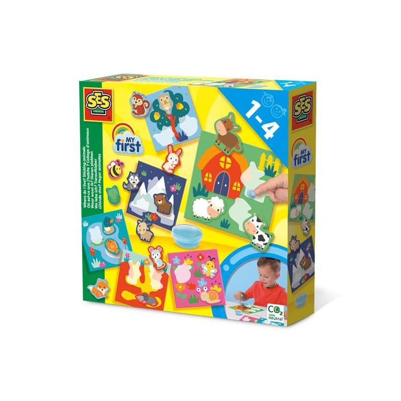 Ses Mon premier - Où est-ce que j'habite ? Coller des animaux