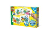 Ses Kleuren met water - Dino's