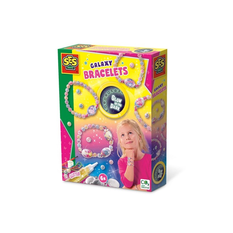 Ses bracelets galaxie phosphorescents