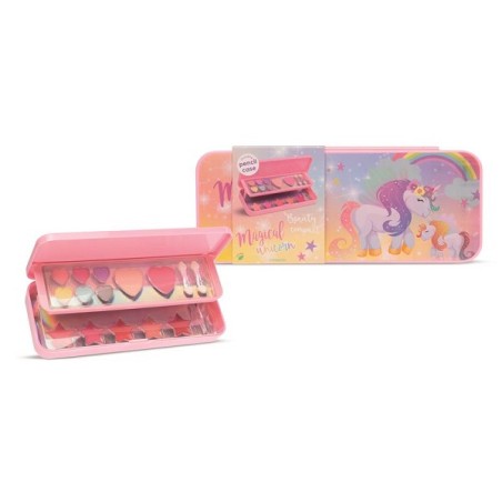 Set de maquillage licorne rose 20x3x8 cm