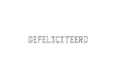 Paperdreams Folie ballon letterslinger - Gefeliciteerd