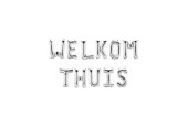 Paperdreams Folie ballon letterslinger - Welkom thuis