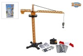 Grue 2-Play 40cm avec véhicule et 50 accessoires