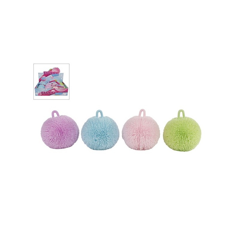 Knijpbal fluffy 9cm