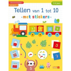 Deltas Compter de 1 à 10 avec autocollants (5-6 ans)