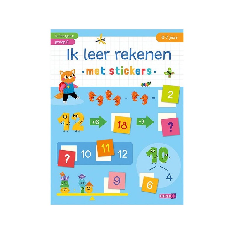 Deltas Ik leer rekenen met stickers (6-7 j.)