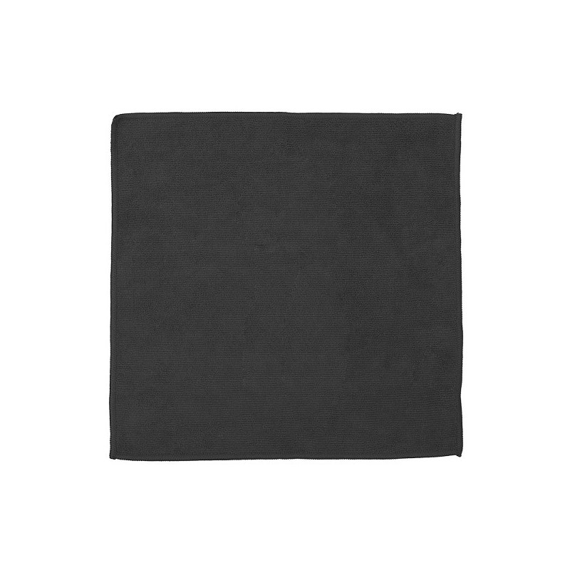 DDDDD chiffon microfibre Billie 30x30cm noir pack de 6 pièces