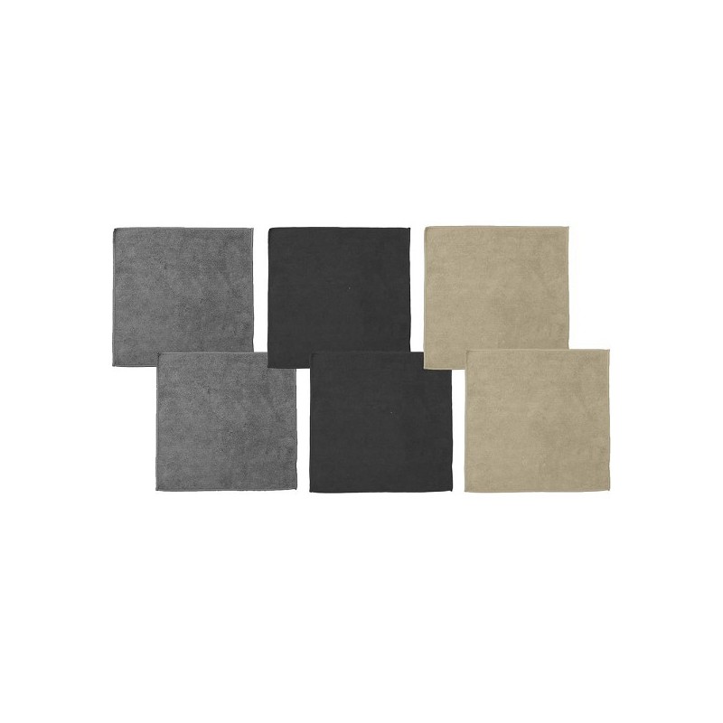 DDDDD microvezeldoek Billie 30x30cm combi set basic pak a 6 stuks