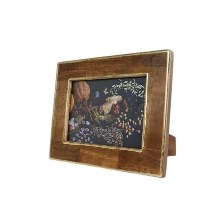 Fotolijst "Jim" (13x18) L naturel/goud hout 19x25x2cm