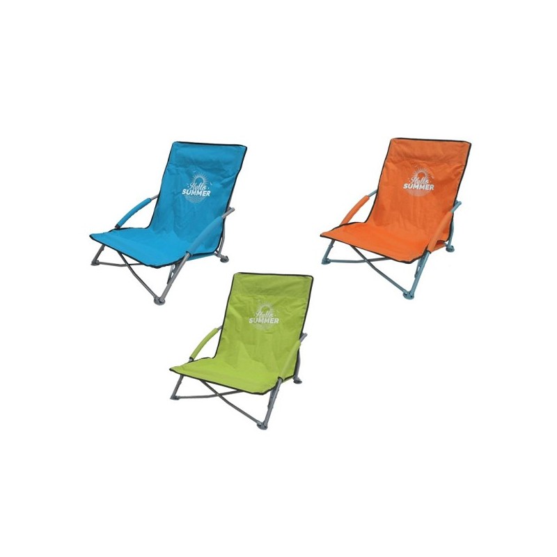 Opvouwbare strandstoel in draagtas 57x52x65cm