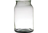 Vaas gerecycled glas Milky Ø22xH34cm