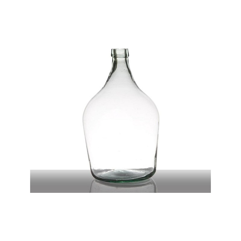 Flesvaas gerecycled glas 10L Ø25xH39cm