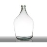 Vase bouteille verre recyclé 10L Ø25xH39cm