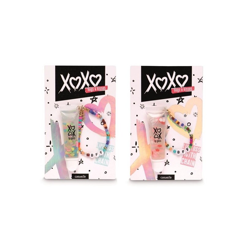 Brillant à lèvres Casuelle XOXO avec bracelet