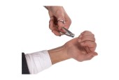 Nagelknipper 8 x 1.4 cm op blister