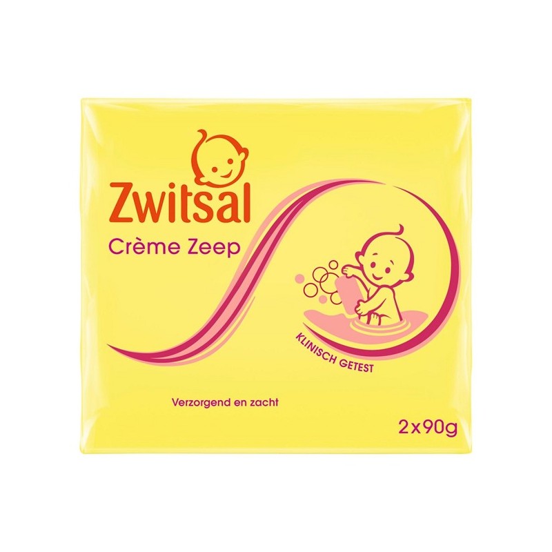 Savon crème Zwitsal 2x90gr