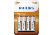 Philips batterijen Longlife AA R6 doos a 12 blisters van 4 stuks
