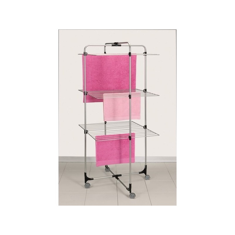 Metaltex/Tomado droogrek Aliseo 30 mtr 3-laags. met wieltjes