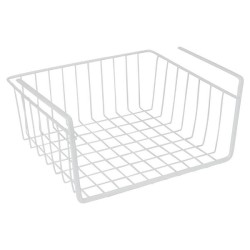 Panier de rangement Metaltex pour étagère sous placard 30 cm de large