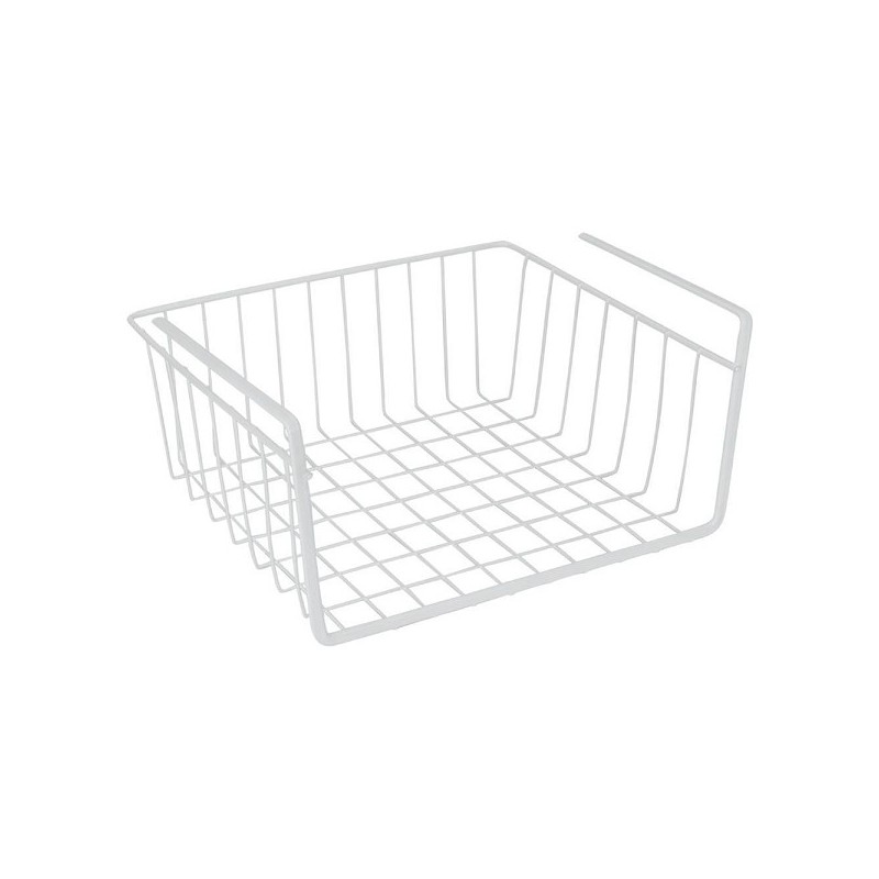 Panier de rangement Metaltex pour étagère sous placard 30 cm de large