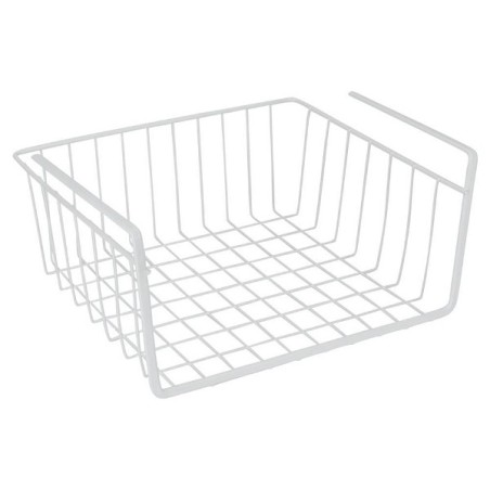 Panier de rangement Metaltex pour étagère sous placard 30 cm de large