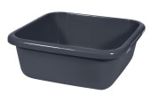 Curver Bol à vaisselle carré 15 litres anthracite 39x39xH15cm