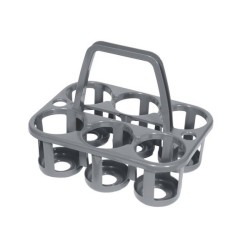 Curver flessendrager voor 6 flessen zilver 34,9x26x27,5cm