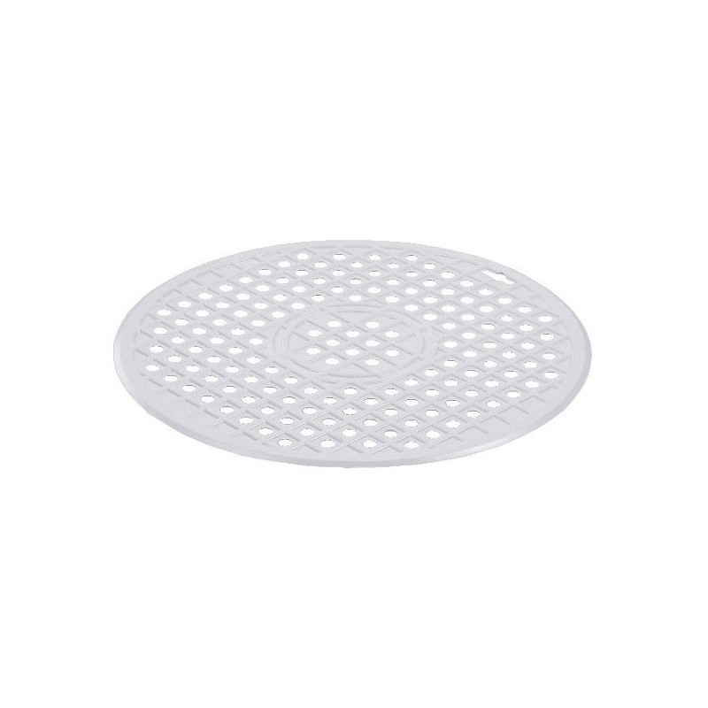 Curver Tapis d'évier rond blanc diamètre 33cm caoutchouc