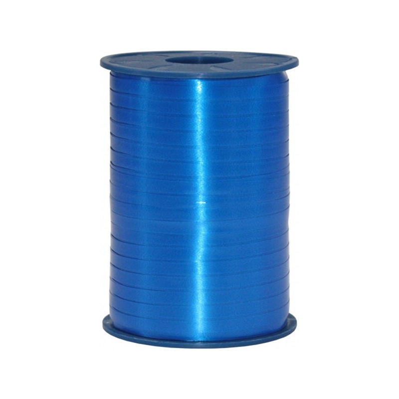 Ruban à friser 5mm-500mtr bleu
