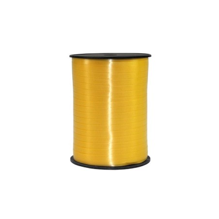 Ruban à friser 5mm/500m jaune