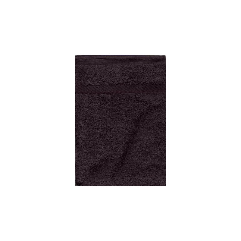 Gant de toilette 15x21cm noir 6pcs