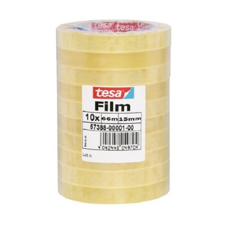 Ruban adhésif Tesafilm 66x15 paquet de 10 rouleaux