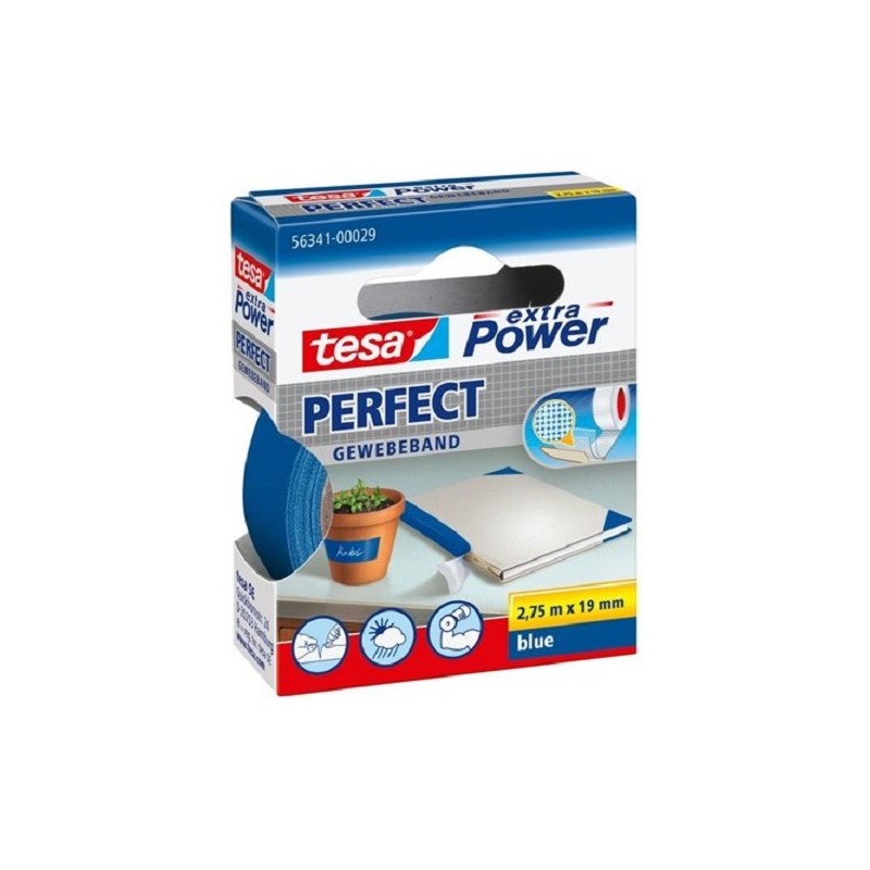 Tesa extra power perfect blauw