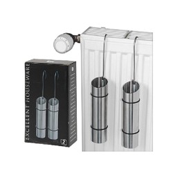 Bac d'évaporation d'eau en acier inoxydable, lot de 2 pièces. 20x5cm