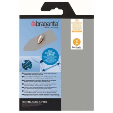 Brabantia overtrek toplaag metalized 135x49 cm Maat-E