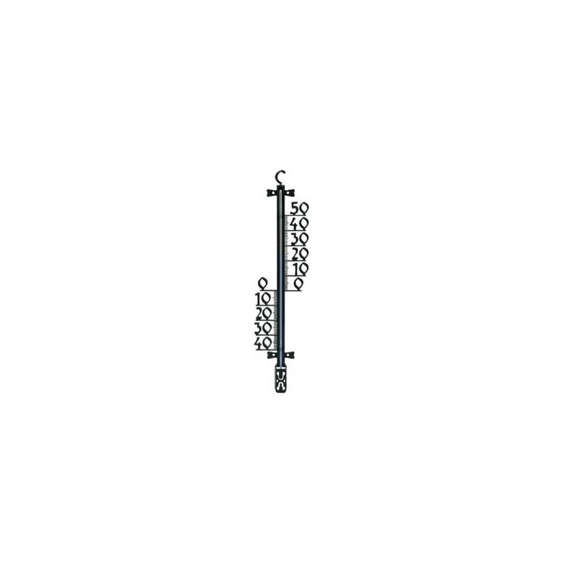 Dr.Friedrichs muurthermometer zwart 47cm